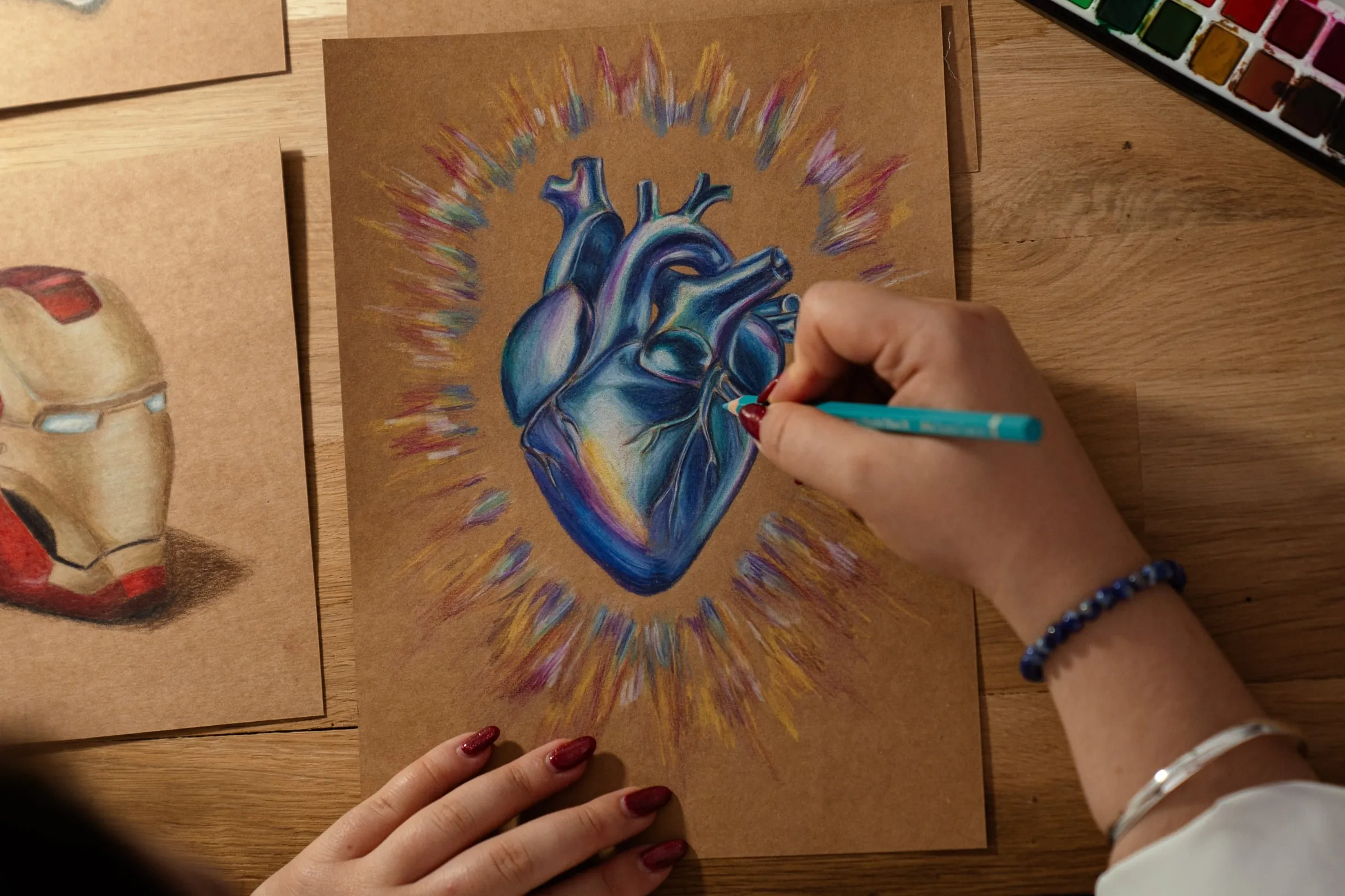 Illustration personnalisée en cours de réalisation